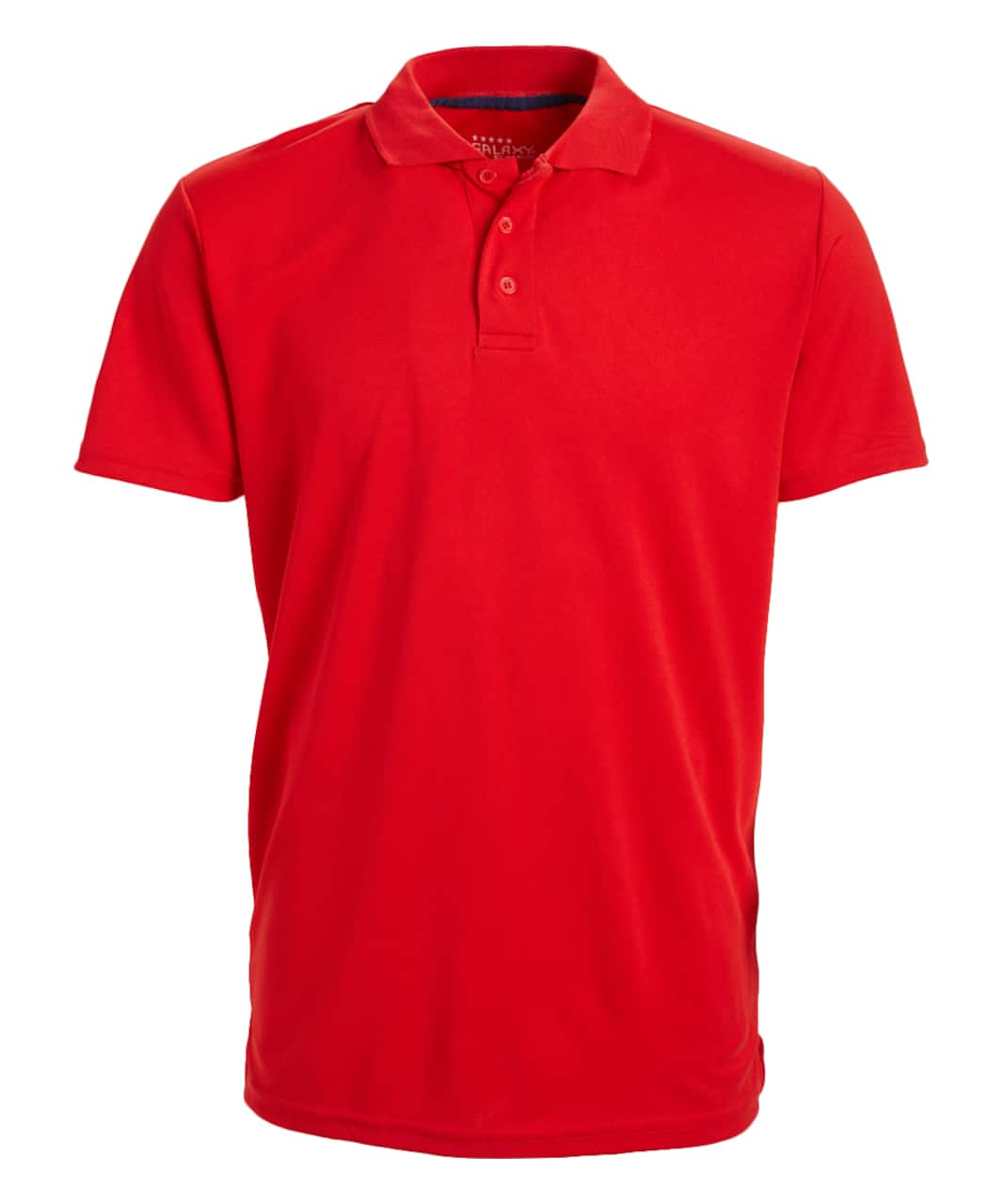 Galaxy by Harvic Tagless Dry-Fit Moisture-Wicking Men's Polo Shirt